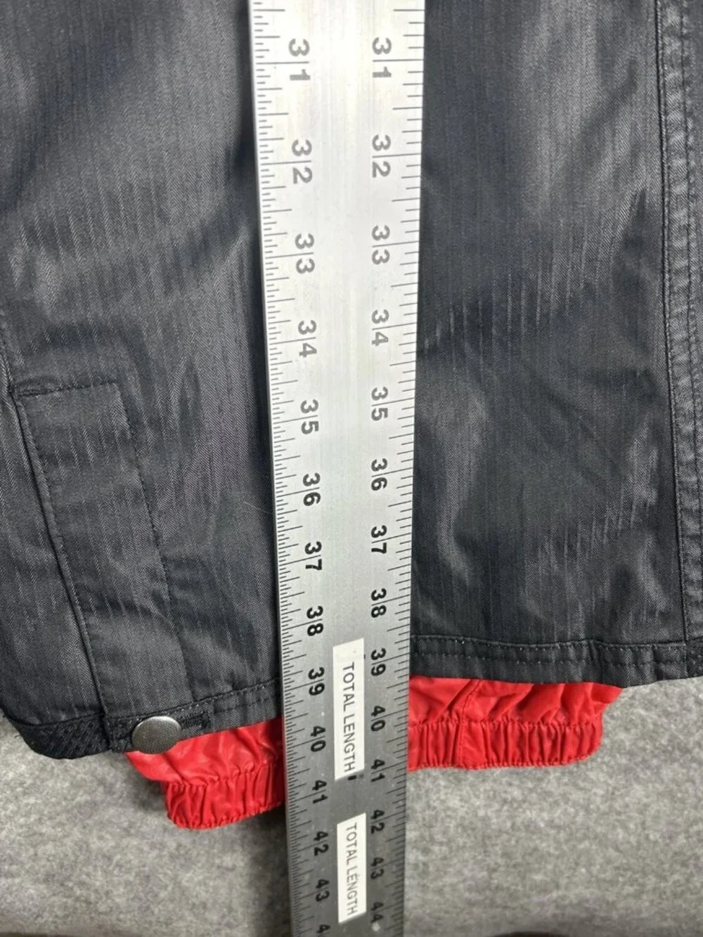 Vans Snowboarding Pants Womens Med Black Textured Pinstripe Cargo Snow Ski